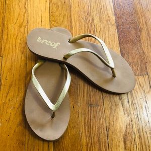 Reef Flip Flops— Metallic Gold
